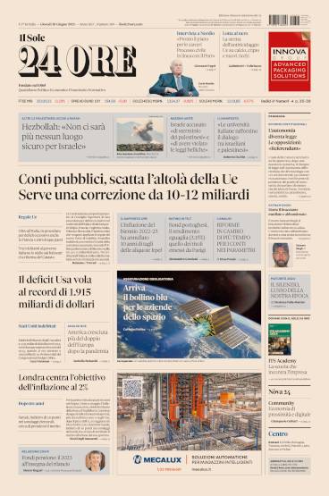 Prima-pagina-sole-24-ore-edizione-del-20-06-2024