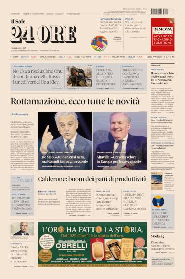 Prima-pagina-sole-24-ore-edizione-del-21-02-2025