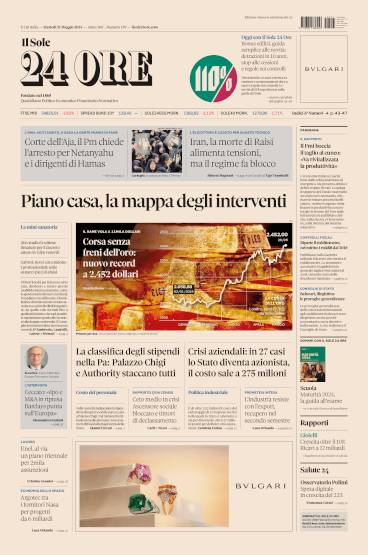 Prima-pagina-sole-24-ore-edizione-del-21-05-2024