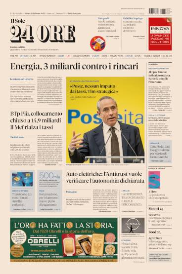 Prima-pagina-sole-24-ore-edizione-del-22-02-2025