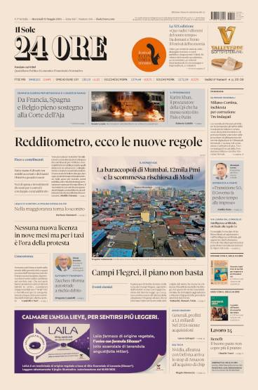 Prima-pagina-sole-24-ore-edizione-del-22-05-2024