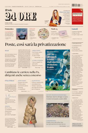 Prima-pagina-sole-24-ore-edizione-del-22-09-2024