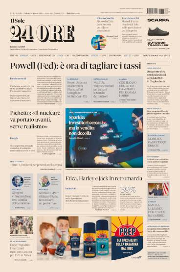 Prima-pagina-sole-24-ore-edizione-del-24-08-2024