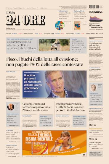 Prima-pagina-sole-24-ore-edizione-del-28-06-2024