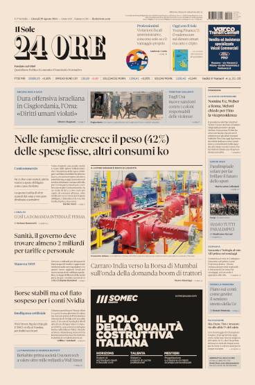 Prima-pagina-sole-24-ore-edizione-del-29-08-2024