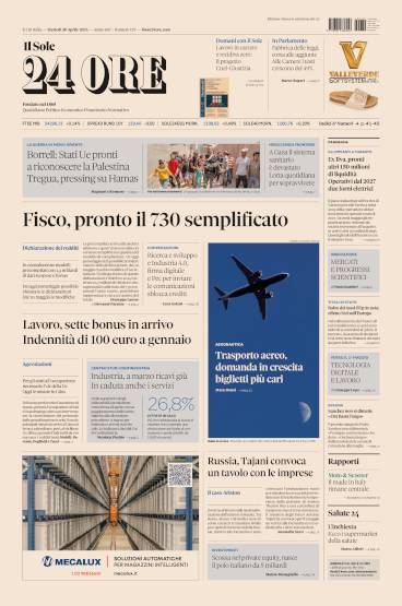 Prima-pagina-sole-24-ore-edizione-del-30-04-2024