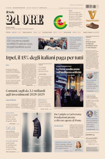 Prima-pagina-sole-24-ore-edizione-del-30-10-2024