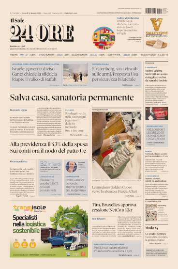 Prima-pagina-sole-24-ore-edizione-del-31-05-2024