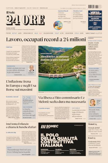 Prima-pagina-sole-24-ore-edizione-del-31-08-2024