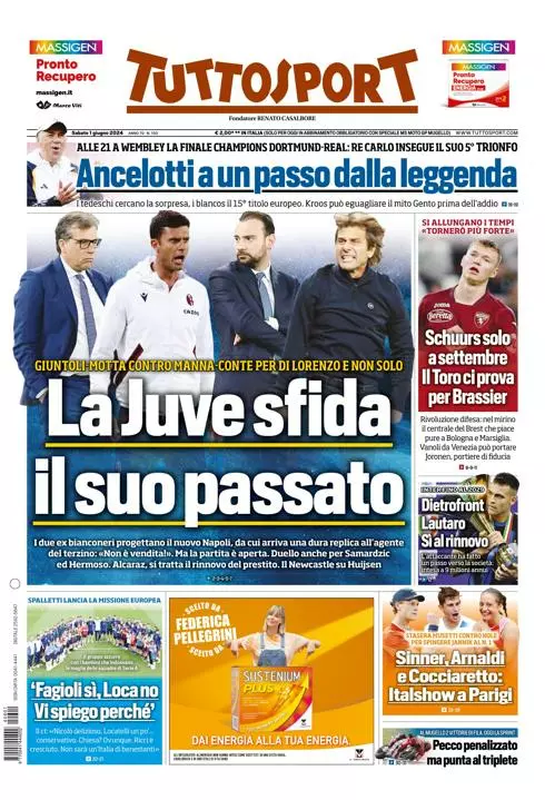 Prima-pagina-tutto-sport-edizione-di-oggi-01-06-2024