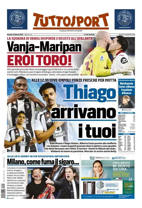 Prima-pagina-tutto-sport-edizione-di-oggi-02-02-2025