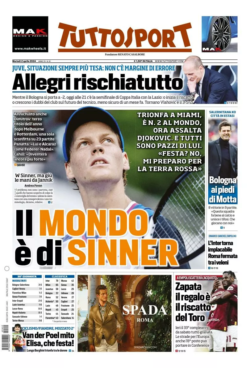 Prima-pagina-tutto-sport-edizione-di-oggi-02-04-2024