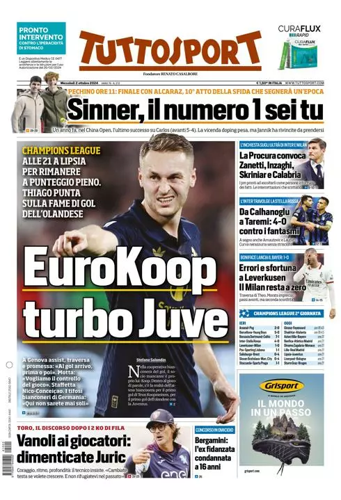 Prima-pagina-tutto-sport-edizione-di-oggi-02-10-2024