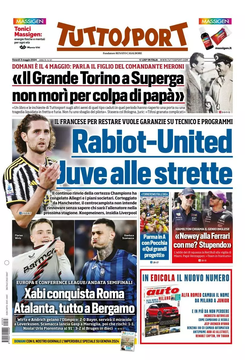 Prima-pagina-tutto-sport-edizione-di-oggi-03-05-2024