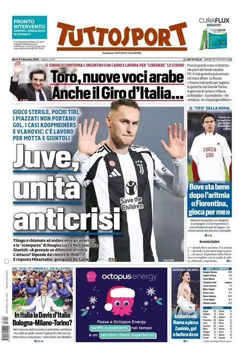 Prima-pagina-tutto-sport-edizione-di-oggi-03-12-2024