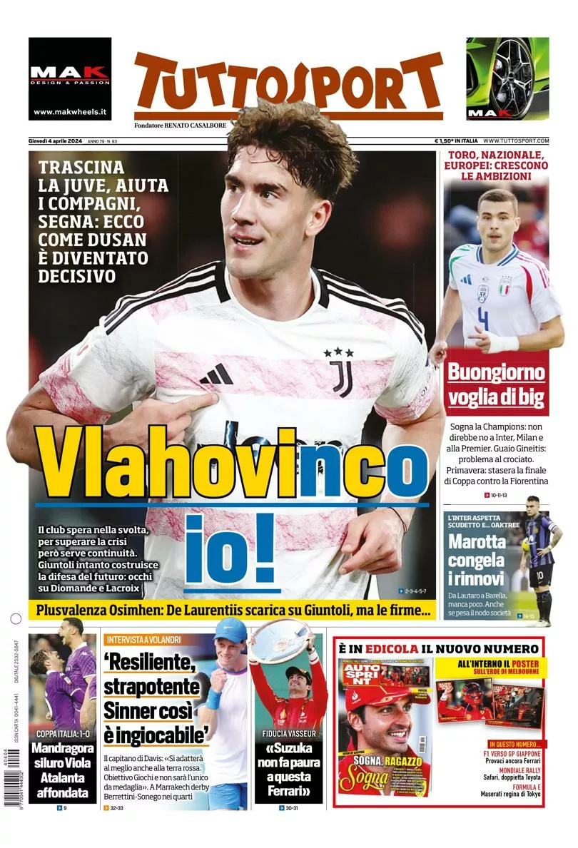 Prima-pagina-tutto-sport-edizione-di-oggi-04-04-2024