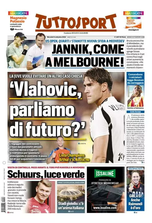 Prima-pagina-tutto-sport-edizione-di-oggi-04-09-2024