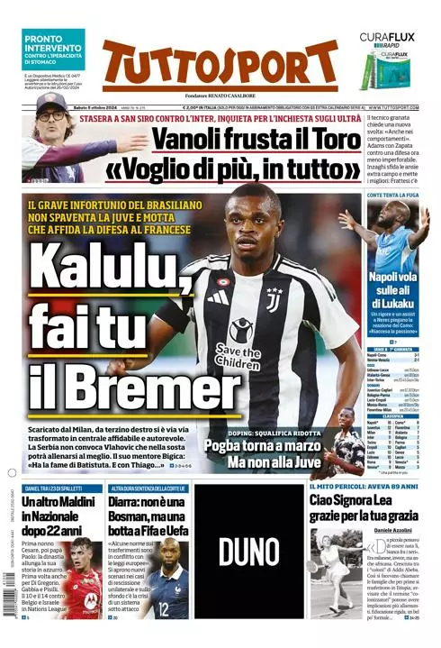 Prima-pagina-tutto-sport-edizione-di-oggi-05-10-2024