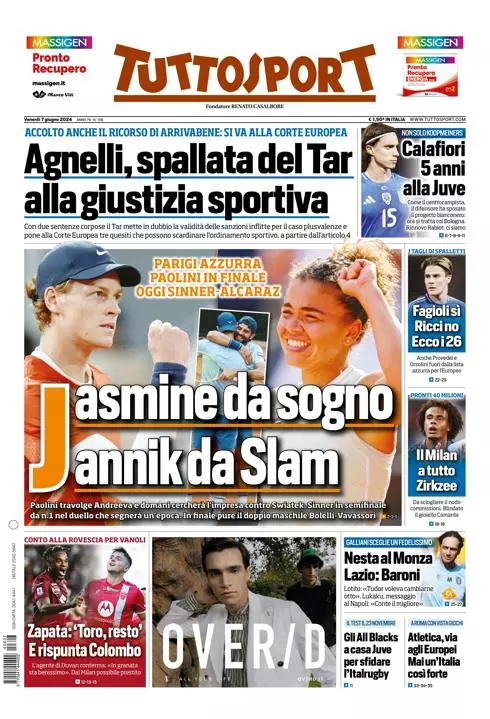 Prima-pagina-tutto-sport-edizione-di-oggi-07-06-2024