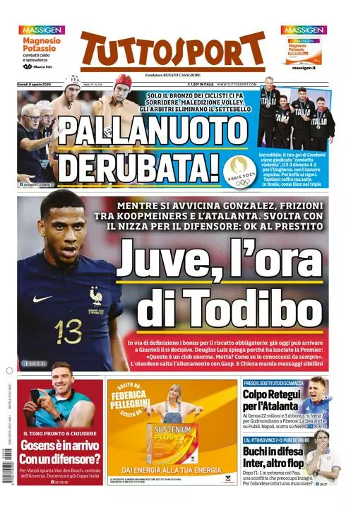 Prima-pagina-tutto-sport-edizione-di-oggi-08-08-2024