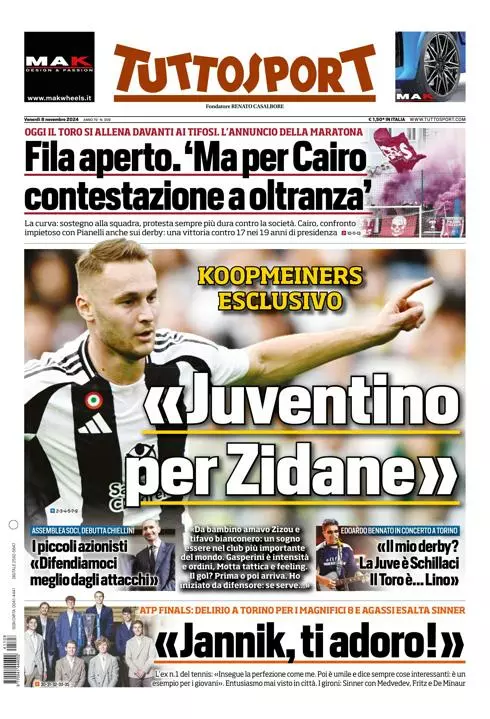 Prima-pagina-tutto-sport-edizione-di-oggi-08-11-2024