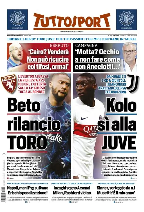 Prima-pagina-tutto-sport-edizione-di-oggi-10-01-2025