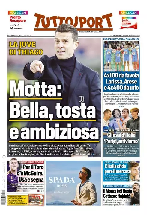 Prima-pagina-tutto-sport-edizione-di-oggi-13-06-2024