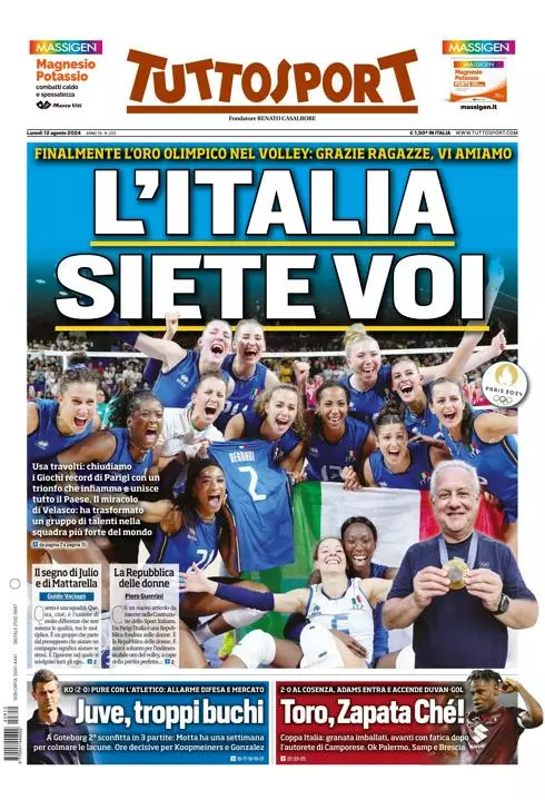 Prima-pagina-tutto-sport-edizione-di-oggi-13-08-2024