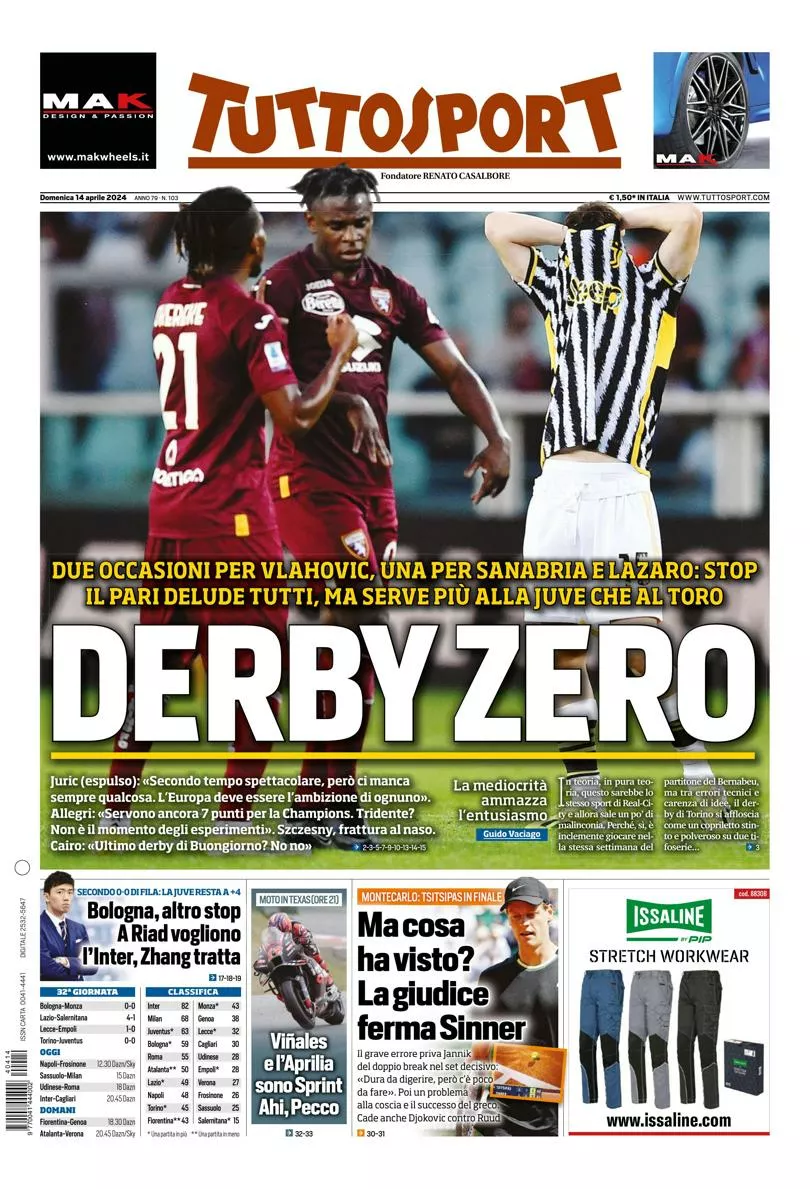 Prima-pagina-tutto-sport-edizione-di-oggi-14-04-2024