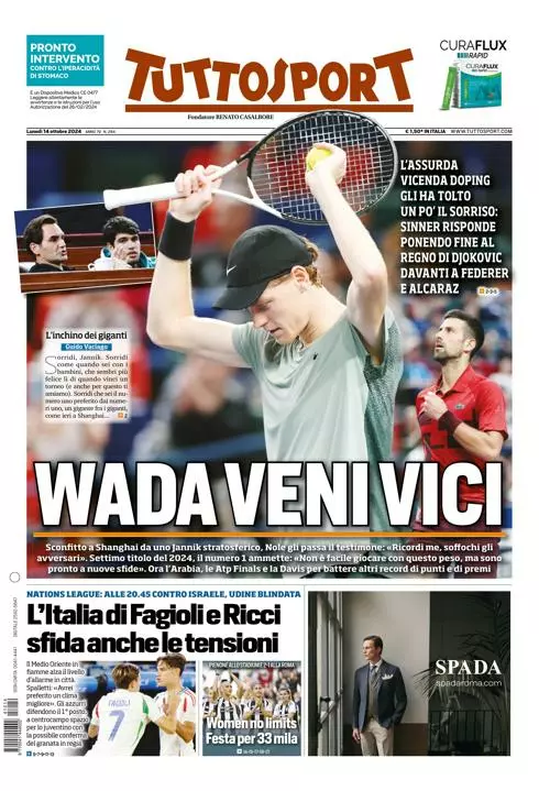 Prima-pagina-tutto-sport-edizione-di-oggi-14-10-2024