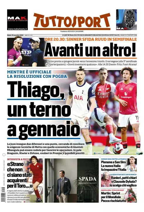 Prima-pagina-tutto-sport-edizione-di-oggi-16-11-2024