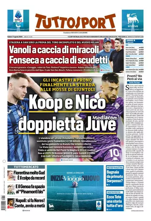 Prima-pagina-tutto-sport-edizione-di-oggi-17-08-2024