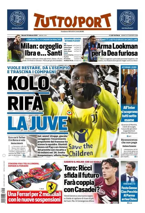 Prima-pagina-tutto-sport-edizione-di-oggi-18-02-2025