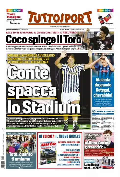 Prima-pagina-tutto-sport-edizione-di-oggi-20-09-2024