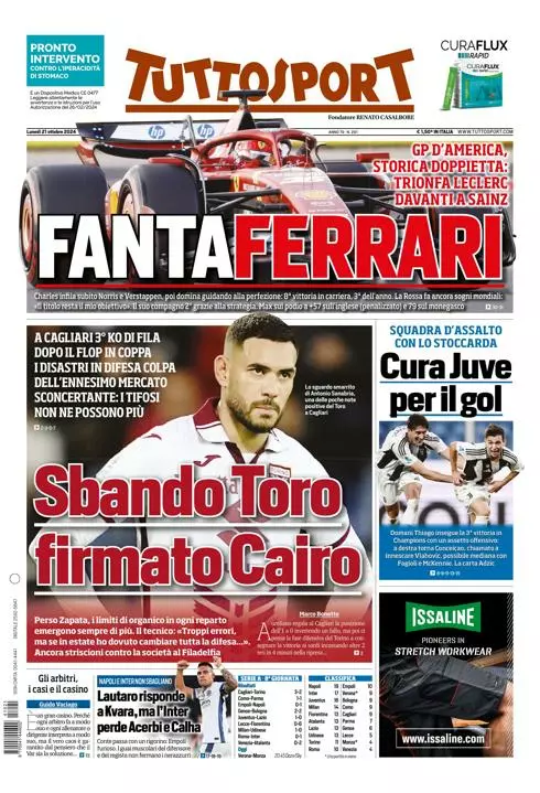 Prima-pagina-tutto-sport-edizione-di-oggi-21-10-2024