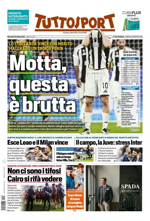 Prima-pagina-tutto-sport-edizione-di-oggi-23-10-2024