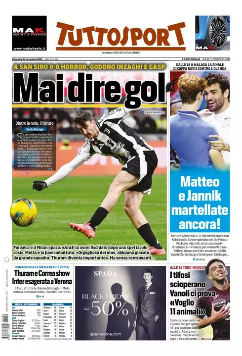 Prima-pagina-tutto-sport-edizione-di-oggi-24-11-2024