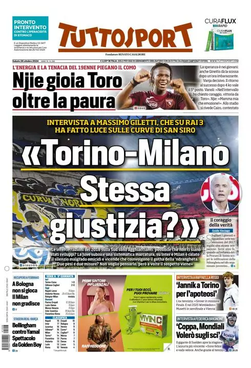 Prima-pagina-tutto-sport-edizione-di-oggi-26-10-2024