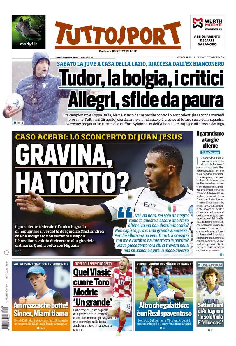 Prima-pagina-tutto-sport-edizione-di-oggi-28-03-2024