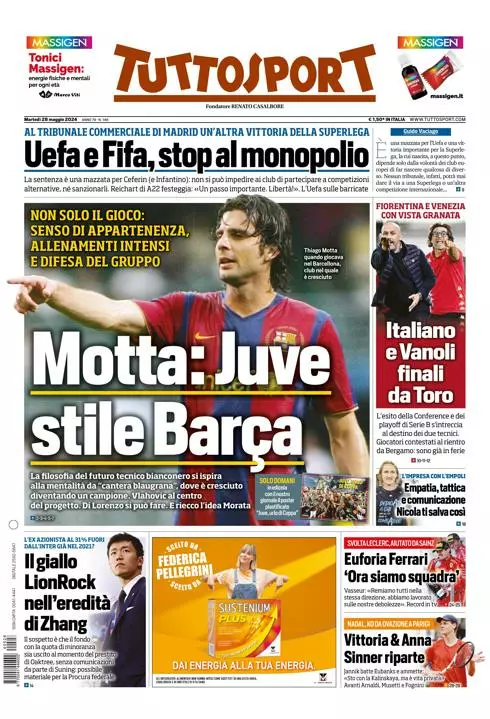 Prima-pagina-tutto-sport-edizione-di-oggi-28-05-2024