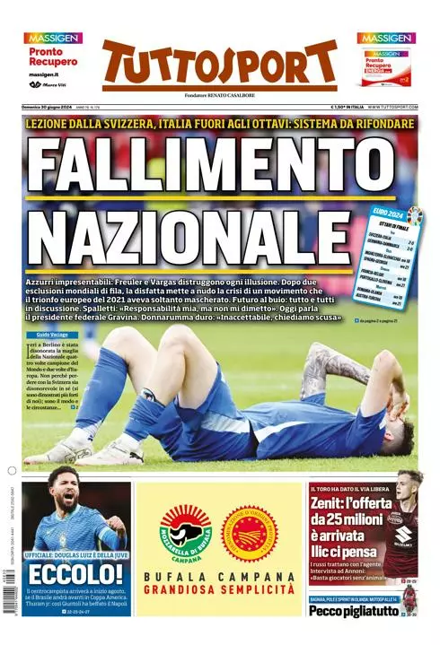 Prima-pagina-tutto-sport-edizione-di-oggi-30-06-2024