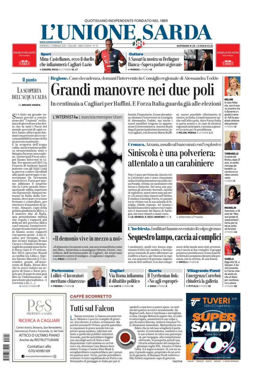 Prima-pagina-unione_sarda-edizione-di-oggi-02-02-2025