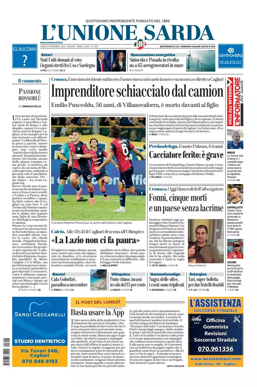 Prima-pagina-unione_sarda-edizione-di-oggi-04-11-2024