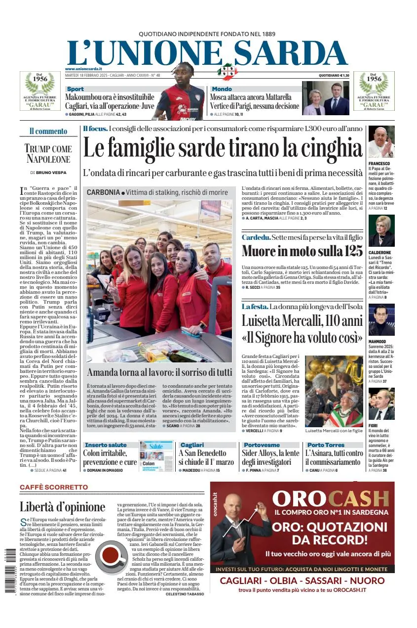 Prima-pagina-unione_sarda-edizione-di-oggi-18-02-2025