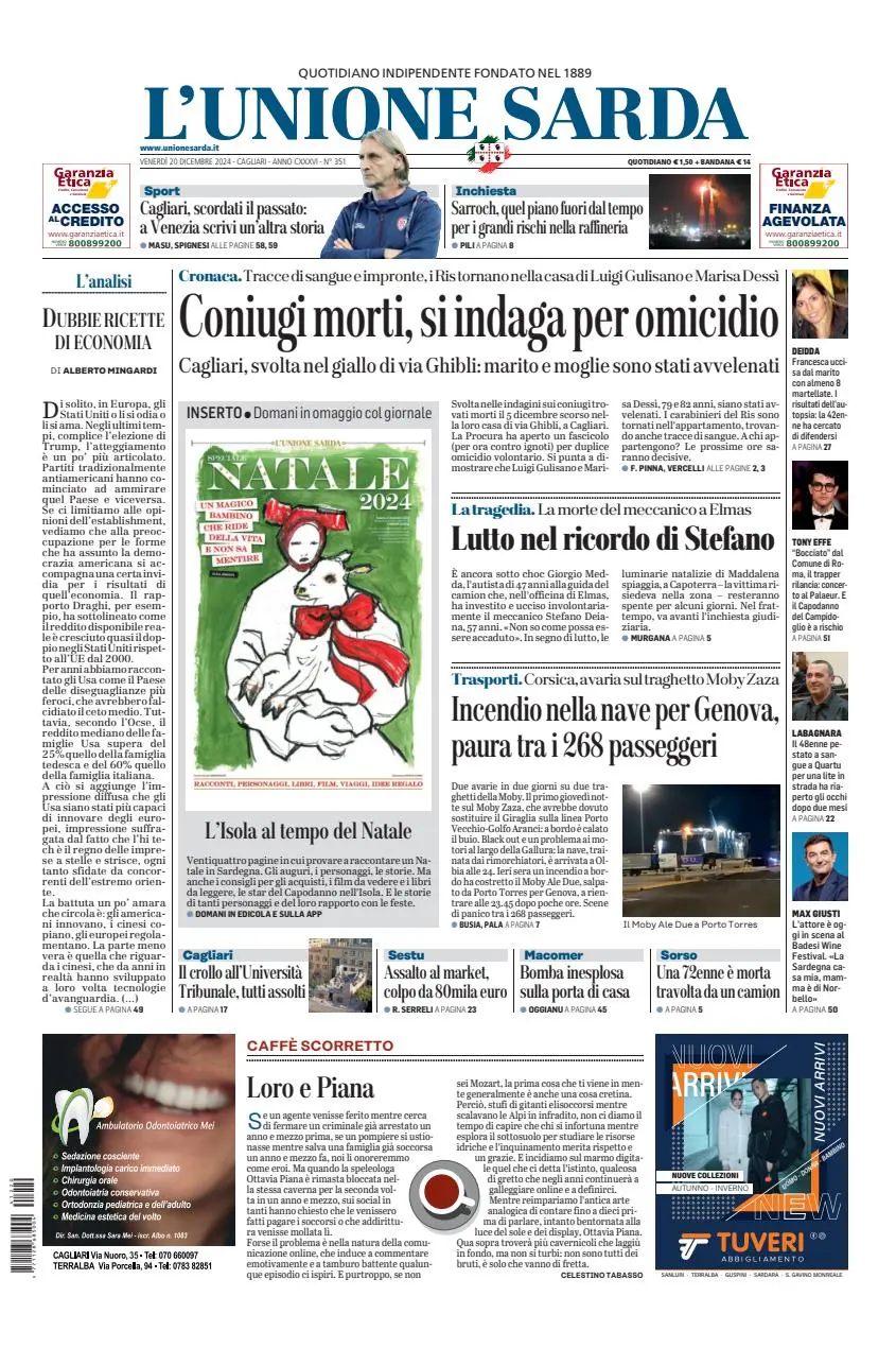 Prima-pagina-unione_sarda-edizione-di-oggi-20-12-2024