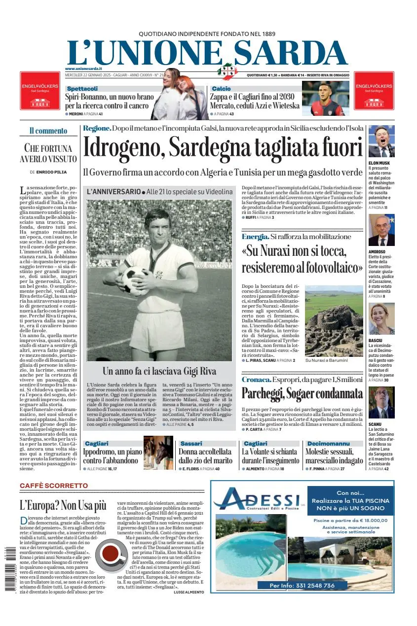 Prima-pagina-unione_sarda-edizione-di-oggi-22-01-2025