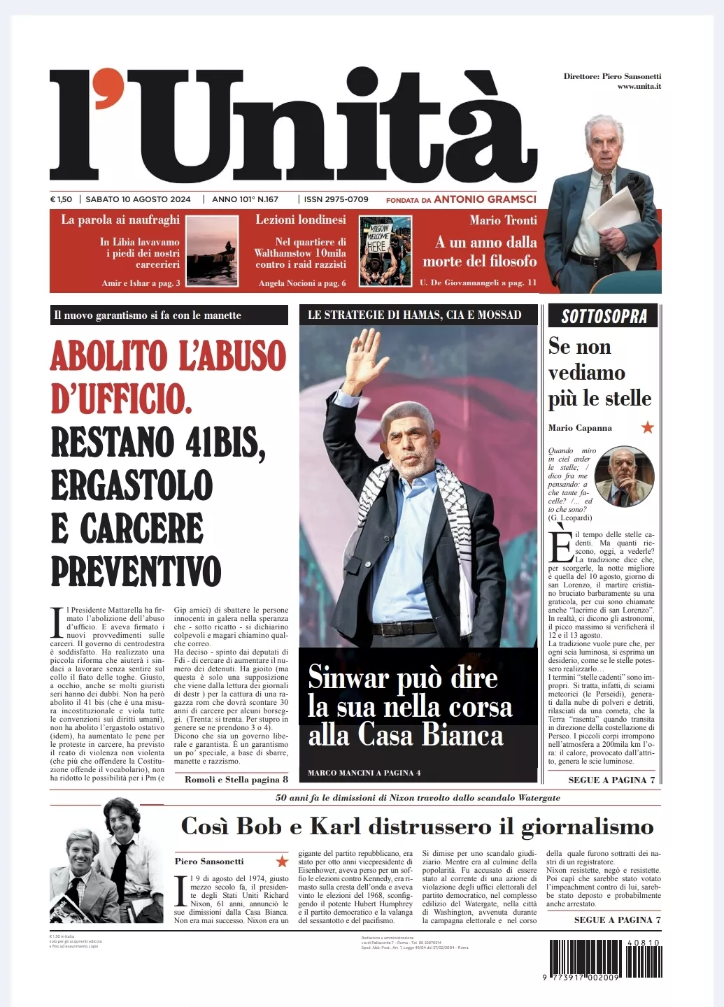 Prima-pagina-unita-oggi-edizione-di-oggi-09-08-2024