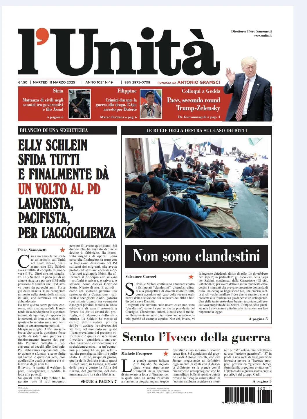 Prima-pagina-unita-oggi-edizione-di-oggi-11-03-2025