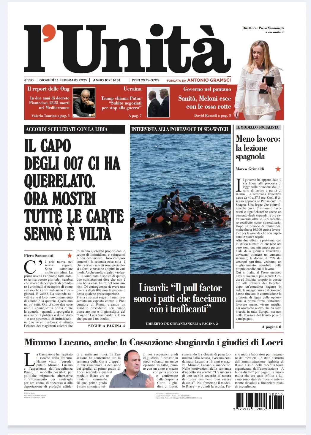 Prima-pagina-unita-oggi-edizione-di-oggi-12-02-2025