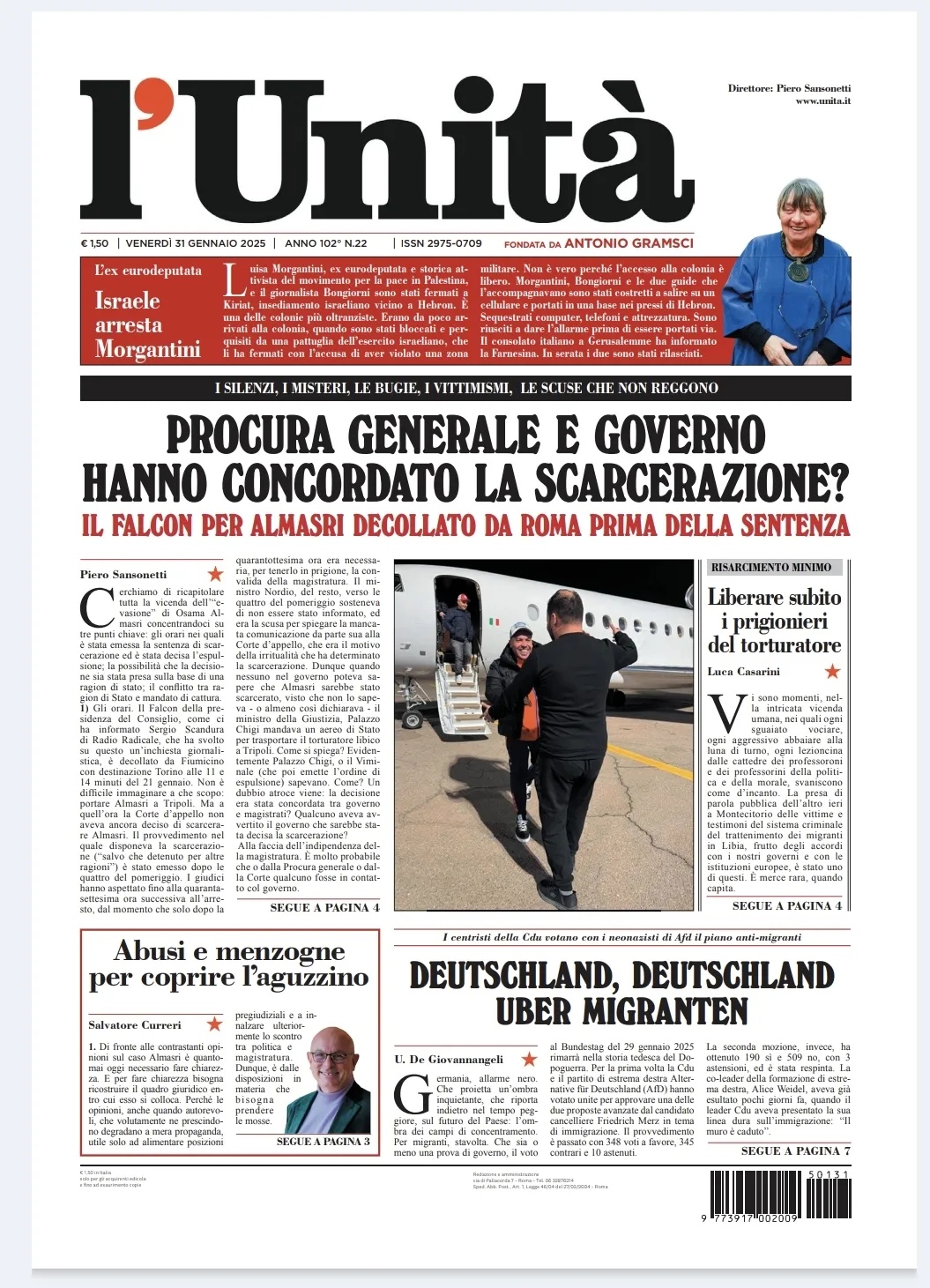 Prima-pagina-unita-oggi-edizione-di-oggi-30-01-2025